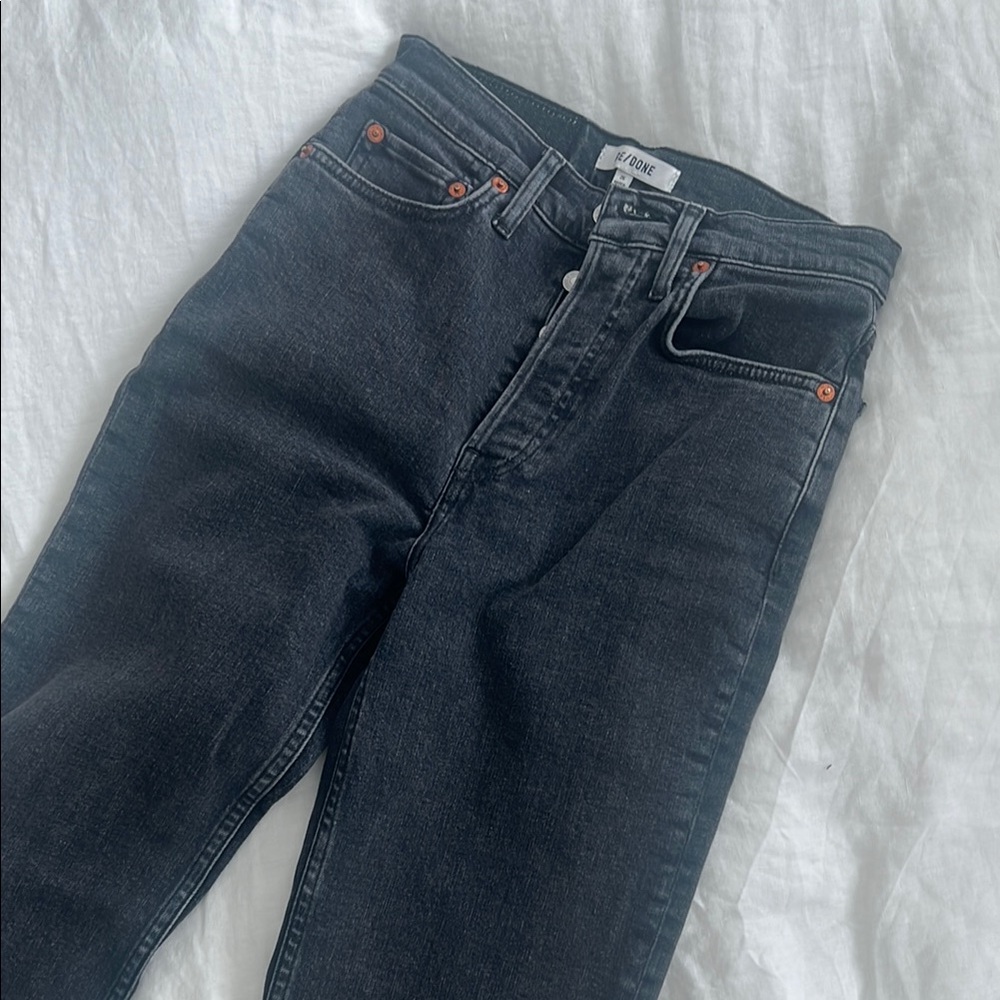 RE/DONE Black Denim Jeans